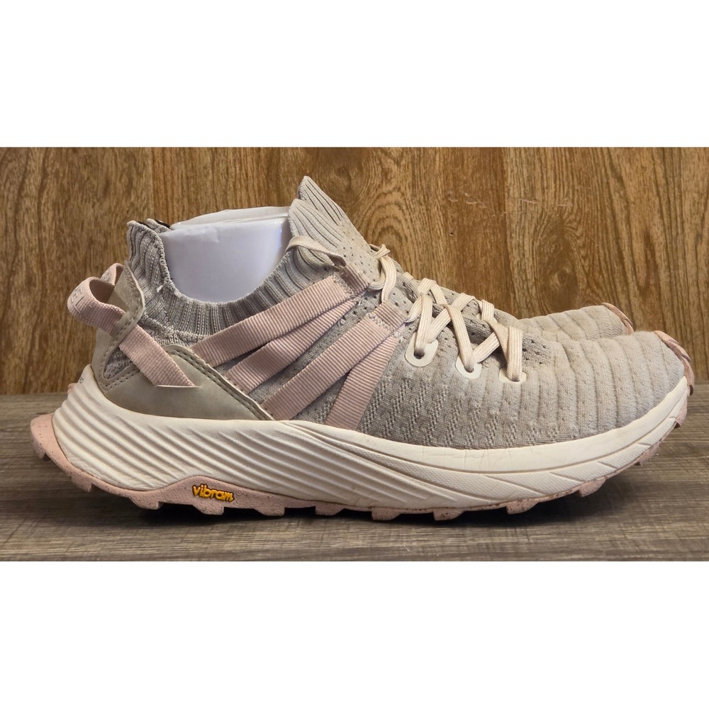 Merrell Embark Lace Up Trail Running Shoes Womens Size 8.5‎ Gray Pink